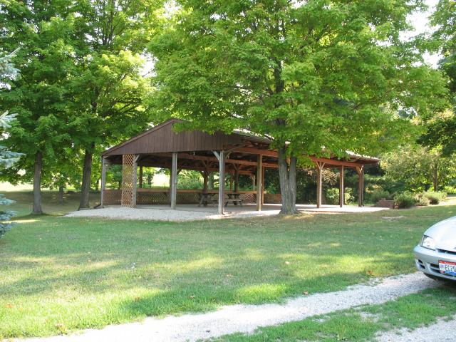 Corbett's Farm picnic area in back